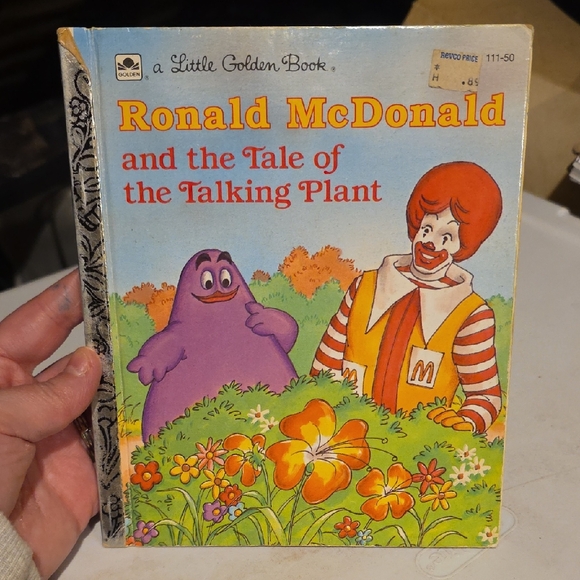 Little Golden Book Other - Little Golden Book: Ronald McDonald and the Tale of the Talking Plant